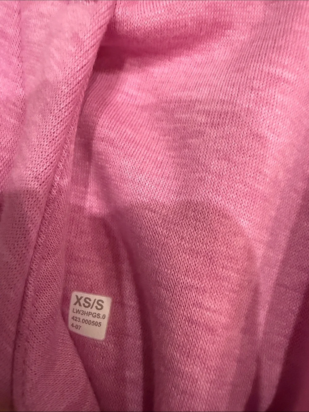 lululemon athletica Heathered Pink Half-Zip Hooded Pullover